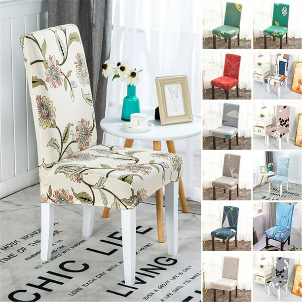 Details about   1PC Bar Stool Chair Cover Floral Printed Front Desk Seat Chairs Protector Covers
